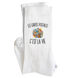 Chaussettes Homme Femme Les Cartes Postales c’est la vie