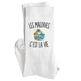 Chaussettes Homme Femme Les Maldives c’est la vie