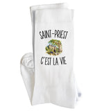 Chaussettes Homme Femme Saint-Priest c’est la vie