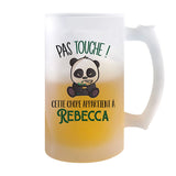 Chope de bière Rebecca Pas Touche Panda - Planetee