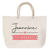 Sac Fête des Mères Mamie Famille Idée Cadeau anniversaire Noël Travail Boulot Métier Départ Retraite Collègue Femme cabas shopping plage