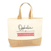 Sac Jute Fête des Mères Fêtes des Pères Mamie Papi Famille Idée Cadeau anniversaire Noël Travail Boulot Métier Départ Retraite Collègue Femme Homme