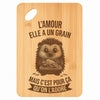 Planche bambou gravée personnalisée femme idée cadeau Fête des Mères apéro 30×20 prénom cuisine plateau fromage anniversaire noel maman mamie
