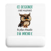 Tapis de souris ergonomique avec repose-poignet, accessoire bureau pour femme et homme, fête des pères, cadeau pas cher, idée cadeau fête des mères, secret santa, départ à la retraite, télétravail et gaming