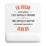 Tapis de souris ergonomique avec repose-poignet, accessoire bureau pour femme et homme, fête des pères, cadeau pas cher, idée cadeau fête des mères, secret santa, départ à la retraite, télétravail et gaming