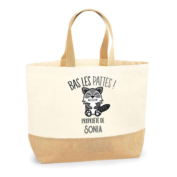 Sac Jute Fête des Mères Fêtes des Pères Mamie Papi Famille Idée Cadeau anniversaire Noël Travail Boulot Métier Départ Retraite Collègue Femme Homme