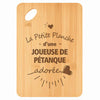 Planche bambou gravée personnalisée femme idée cadeau Fête des Mères apéro 30×20 prénom cuisine plateau fromage anniversaire noel maman mamie