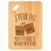 Planche bambou gravée personnalisée femme homme idée cadeau Fête des Mères Fête des Pères apéro papa maman prénom cuisine plateau fromage