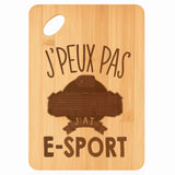Planche bambou gravée personnalisée femme homme idée cadeau Fête des Mères Fête des Pères apéro papa maman prénom cuisine plateau fromage