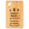 Planche à découper cadeau Noël famille amis papa maman mamie papi, idée cadeau apéro et cuisine, Secret Santa
