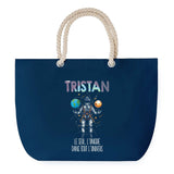 Sac de plage Bleu anse corde Tristan Unique dans l'Univers