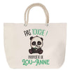Sac Fête des Mères Mamie Famille Idée Cadeau anniversaire Noël Travail Boulot Métier Départ Retraite Collègue Femme cabas shopping plage