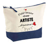 Pochette Trousse Fête des Mères Fêtes des Pères Mamie Papi Famille Idée Cadeau anniversaire Noël Travail Boulot Métier Départ Retraite Collègue Femme Homme