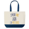 Sac de shopping bleu J'peux pas Mots Croisés