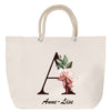 Sac Fête des Mères Mamie Famille Idée Cadeau anniversaire Noël Travail Boulot Métier Départ Retraite Collègue Femme cabas shopping plage