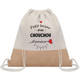 Sac Fête des Pères Papi Papa Cadeau anniversaire Noël Travail Boulot Métier Départ Retraite Collègue Homme cabas shopping plage