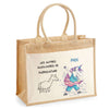 Sac Fête des Mères Mamie MAman Soeur Femme Famille Idée Cadeau anniversaire Noël Travail Boulot Métier Départ Retraite Collègue Femme cabas shopping plage