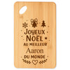 Planche à découper cadeau Noël famille amis papa maman mamie papi, idée cadeau apéro et cuisine, Secret Santa
