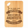 Planche bambou gravée personnalisée homme idée cadeau Fête des Pères apéro 30×20 prénom cuisine plateau fromage anniversaire noel papa papi 