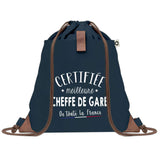 sac a dos femme bleu coton recycle avec pochette cadeau original pour collegue amie prof ou soeur idee cadeau femme noel anniversaire secret santa ou depart a la retraite sac pratique chic et ecoresponsable design breton elegant