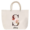 Sac Fête des Mères Mamie Famille Idée Cadeau anniversaire Noël Travail Boulot Métier Départ Retraite Collègue Femme cabas shopping plage