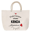 Sac Fête des Mères Mamie Famille Idée Cadeau anniversaire Noël Travail Boulot Métier Départ Retraite Collègue Femme cabas shopping plage