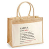 Sac Fête des Mères Mamie MAman Soeur Femme Famille Idée Cadeau anniversaire Noël Travail Boulot Métier Départ Retraite Collègue Femme cabas shopping plage