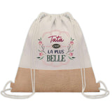 Sac Fête des Mères Mamie Famille Idée Cadeau anniversaire Noël Travail Boulot Métier Départ Retraite Collègue Femme cabas shopping plage