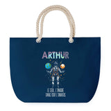 Sac de plage Bleu anse corde Arthur Unique dans l'Univers