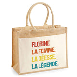 Sac Fête des Mères Mamie MAman Soeur Femme Famille Idée Cadeau anniversaire Noël Travail Boulot Métier Départ Retraite Collègue Femme cabas shopping plage