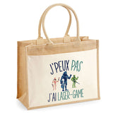 Sac Fête des Mères Mamie Famille Idée Cadeau anniversaire Noël Travail Boulot Métier Départ Retraite Collègue Femme cabas shopping plage Homme Papa Papi Pères Frère