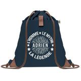 sac a dos homme bleu coton recycle avec pochette idee cadeau utile pour collegue papa ou ami cadeau homme noel anniversaire secret santa ou depart a la retraite sac durable pratique et robuste design sobre et elegant