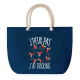Sac de plage Bleu anse corde J'peux Pas Tricking
