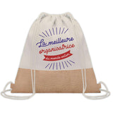 Sac Fête des Mères Mamie Maman Cadeau anniversaire Noël Travail Métier Départ Retraite Collègue Femme cabas shopping plage