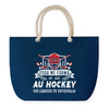 Sac de plage Bleu anse corde Hockey Légende Humour Geek