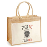 Sac Fête des Mères Mamie Famille Idée Cadeau anniversaire Noël Travail Boulot Métier Départ Retraite Collègue Femme cabas shopping plage Homme Papa Papi Pères Frère