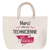 Sac Fête des Mères Mamie Famille Idée Cadeau anniversaire Noël Travail Boulot Métier Départ Retraite Collègue Femme cabas shopping plage