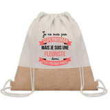 Sac Fête des Mères Mamie Maman Cadeau anniversaire Noël Travail Métier Départ Retraite Collègue Femme cabas shopping plage