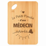 Planche bambou gravée personnalisée femme idée cadeau Fête des Mères apéro 30×20 prénom cuisine plateau fromage anniversaire noel maman mamie