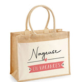 Sac Fête des Mères Mamie MAman Soeur Femme Famille Idée Cadeau anniversaire Noël Travail Boulot Métier Départ Retraite Collègue Femme cabas shopping plage