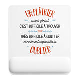 Tapis de souris ergonomique avec repose-poignet, accessoire bureau pour femme et homme, fête des pères, cadeau pas cher, idée cadeau fête des mères, secret santa, départ à la retraite, télétravail et gaming