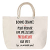 Sac Fête des Mères Mamie Famille Idée Cadeau anniversaire Noël Travail Boulot Métier Départ Retraite Collègue Femme cabas shopping plage