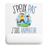 Tapis de souris ergonomique avec repose-poignet, accessoire bureau pour femme et homme, fête des pères, cadeau pas cher, idée cadeau fête des mères, secret santa, départ à la retraite, télétravail et gaming