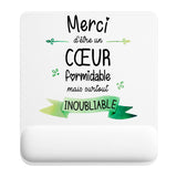 Tapis de souris ergonomique avec repose-poignet, accessoire bureau pour femme et homme, fête des pères, cadeau pas cher, idée cadeau fête des mères, secret santa, départ à la retraite, télétravail et gaming