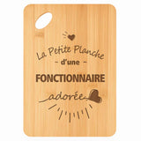 Planche bambou gravée personnalisée femme idée cadeau Fête des Mères apéro 30×20 prénom cuisine plateau fromage anniversaire noel maman mamie