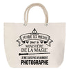 Sac Fête des Mères Mamie Famille Idée Cadeau anniversaire Noël Travail Boulot Métier Départ Retraite Collègue Femme cabas shopping plage