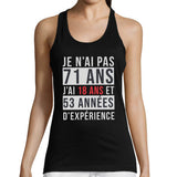 Débardeur 71 ans - Planetee