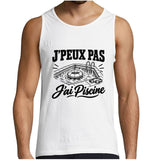 Débardeur Homme J’peux pas j’ai Piscine