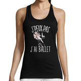 Débardeur Je peux pas Ballet Danse Classique - Planetee