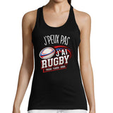 Débardeur Je peux pas Rugby - Planetee